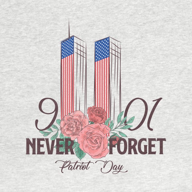 Never Forgot 9 11 by HarlinDesign